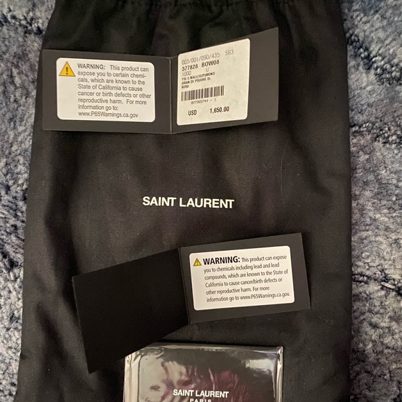 ***SOLD****NWOT - Saint Laurent Chain on Wallet - Picture 8 of 9